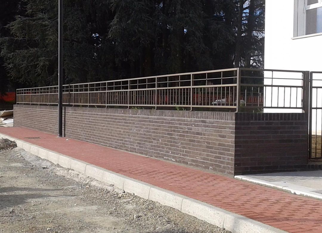 Recinzione in ferro battuto